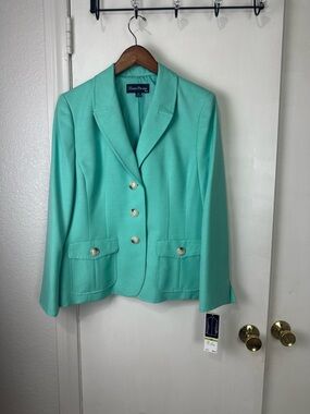 Evan Picone Mint Green Blazer Jacket